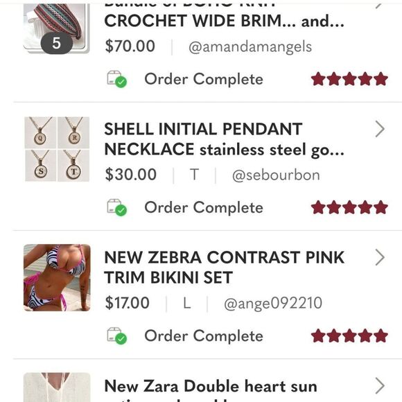 SHELL INITIAL PENDANT NECKLACE stainless steel gold plated Y or Z - Picture 10 of 10